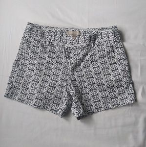 Banana Republic Pattern Shorts white/navy